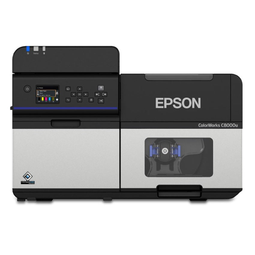 EPSON ColorWorks C8010 USB/Ethernet High Speed Inkjet 4" Colour Label Printer - Includes Power Cable