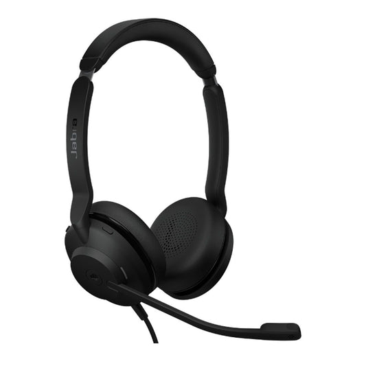 Jabra Evolve2 30 SE Wired USB-C/A MS Teams Stereo Dual Headset, Lightweight & Durable, Noise Isolating Ear Cushions, Plu