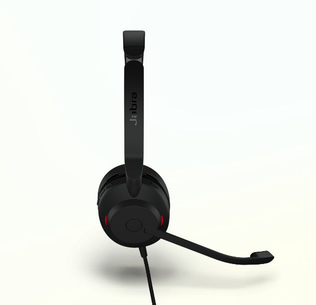 Jabra Evolve2 30 SE Wired USB-C/A UC Stereo Dual Headset, Lightweight & Durable, Noise Isolating Ear Cushions, Plug-and-