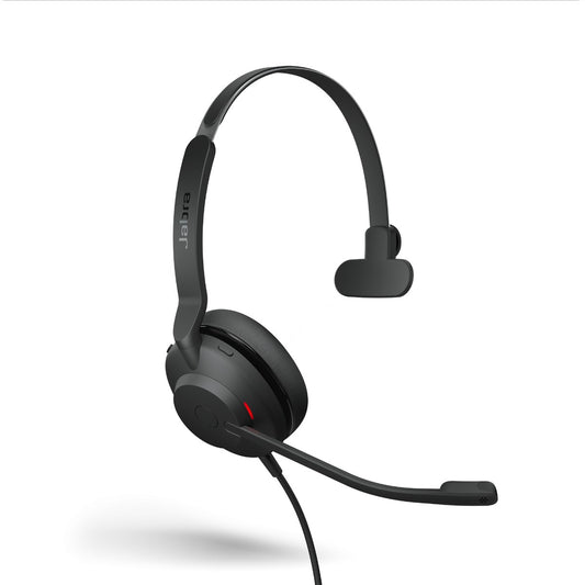 Jabra Evolve2 30 SE Wired USB-C/A UC Mono Headset, Lightweight & Durable, Noise Isolating Ear Cushions, Plug-and-play, 2