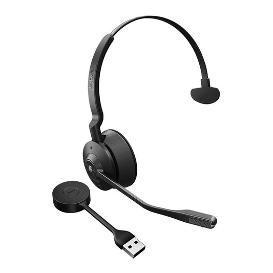 Jabra Engage 55 SE, Mono, Link400a, MS DECT Headset, 150m Wireless Range, Noise Cancelling, Flexible, Portable, Durable,