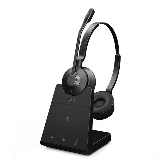 Jabra Engage 45 SE Stereo DECT Headset, Deskphone calls, Sound like a pro, Get up to 13 hours of talk-time, Up to 150m, 
