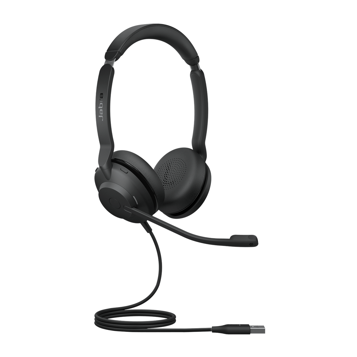 Jabra Evolve2 30 SE Wired USB-A UC Stereo Headset, Lightweight & Durable, Noise Isolating Ear Cushions, Plug-and-play, 2