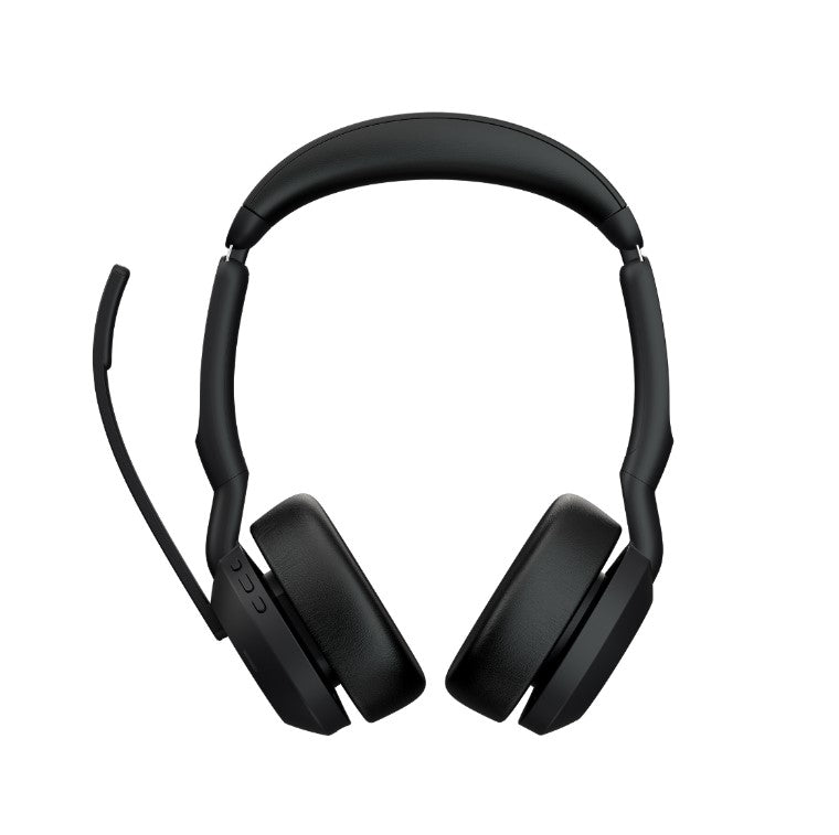 Jabra Evolve2 55 Link380a UC Stereo Stand USB-A, Link 380 Bluetooth® Adapter ,30m Wireless Range, 18 Hours Battery Life,