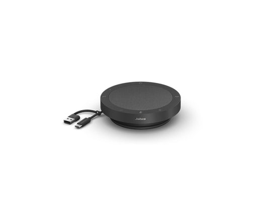 Jabra, Speak2 40, MS,Speakerphone, Connect via wired USB - USB-A and USB-C, Dust and Water Resistant, Work for both MAC 