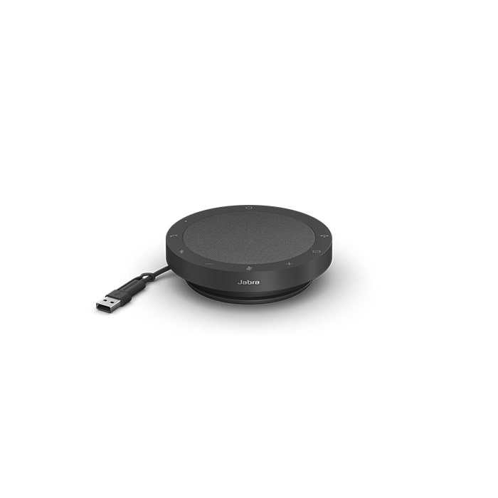 Jabra, Speak2 55, UC, Speakerphone, Connect via Wired USB - USB-A/ USB-C and to Mobile via Bluetooth, Battery Life Lasts