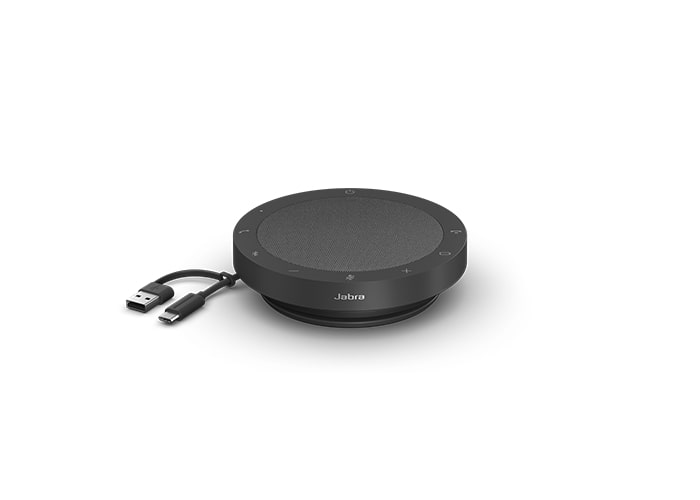 Jabra, Speak2 55, UC, Speakerphone, Connect via Wired USB - USB-A/ USB-C and to Mobile via Bluetooth, Battery Life Lasts
