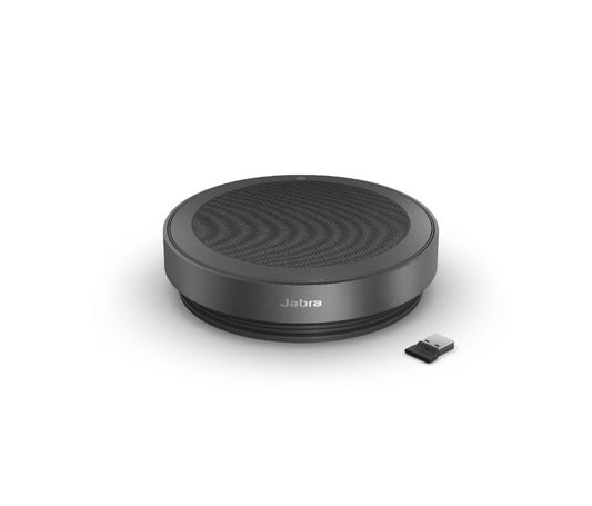 Jabra Speak2 75 w. Link 380a MS USB-A Link-USB-A and USB-C Integrated Cable USB & Bluetooth Speakerphone, 32 Hours of Wi