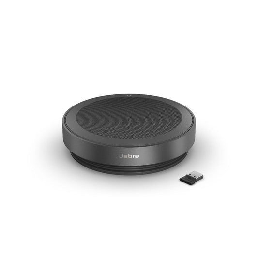 Jabra Speak2 75 w. Link 380a UC USB-A Link Dongle -USB-A and USB-C Integrated Cable USB & Bluetooth, Speakerphone, 32 Ho