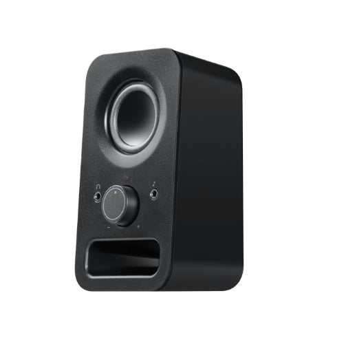 Logitech Z150 2.0 Stereo Speakers 6W Compact Size Easily Access to Power & Volume Control Headphone & Auxiliary Jack for