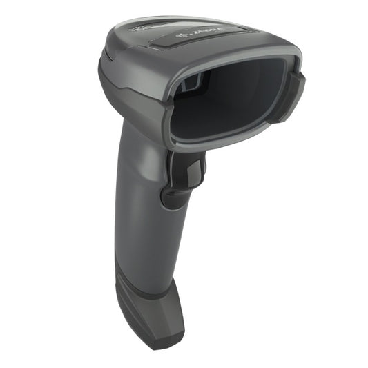 Zebra DS4608 Black Standard Range 1D/2D Handheld Corded Barcode Scanner Kit – Scanner, Shielded USB Cable & Stand Includ