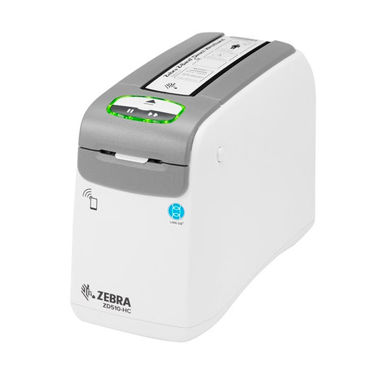 Zebra Wristband Printer ZD510-HC, Healthcare, 300DPI, Direct Thermal, USB, Ethernet, Bluetooth, Wi-Fi