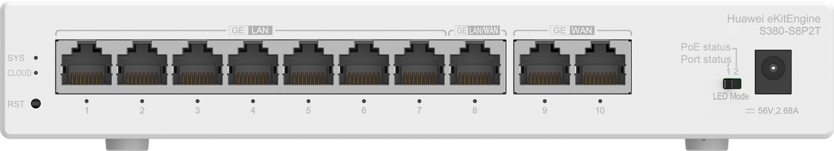 Huawei eKit S380-S8P2T Multi-Service Gateway