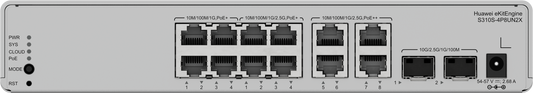 Huawei eKit S310S-4P8UN2X Switch - 4*10/100/1000BASE-T ports(PoE+), 8*10/100/1000/2.5GBASE-T