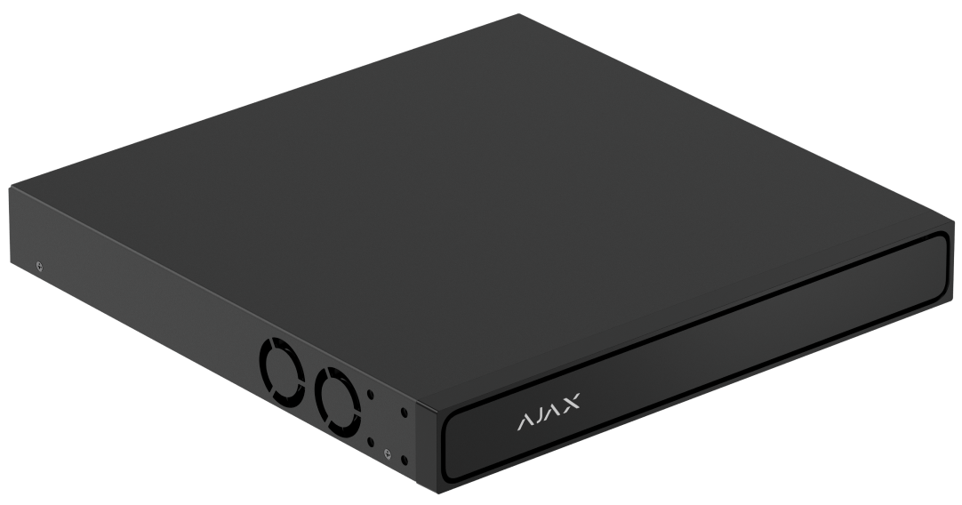 Ajax NVR H2D16PAC (16CH,2HDD,16POE) Black
